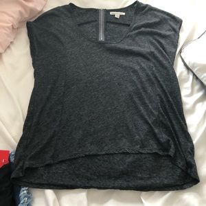 Plain grey American eagle top